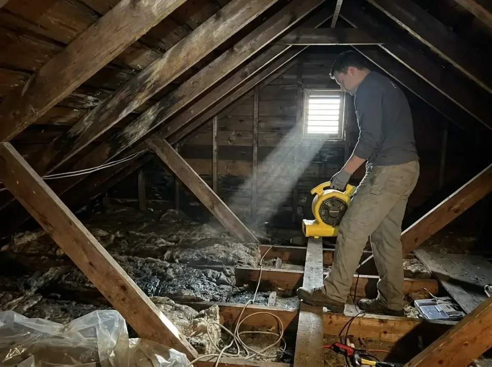 attic-water-damage-drying-proc-007 — frequently asked questions, Emergency Water Extraction & 24/7 Flood Response in Grafton…